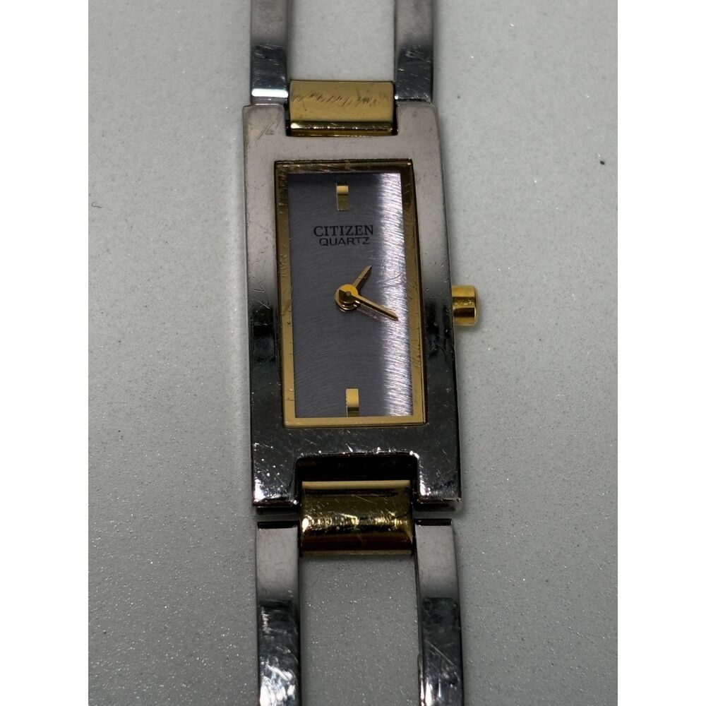 Vintage Citizen 5421 two-tone dress bracelet women's watch, working